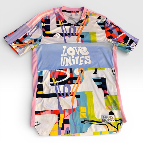 adidas Other - AOP Adidas Love Unites Allover Multicolor Jersey